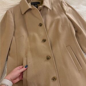 Banana Republic Tan Wool Coat - size M